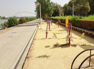 Outdoor gym in Sevilla, Spain