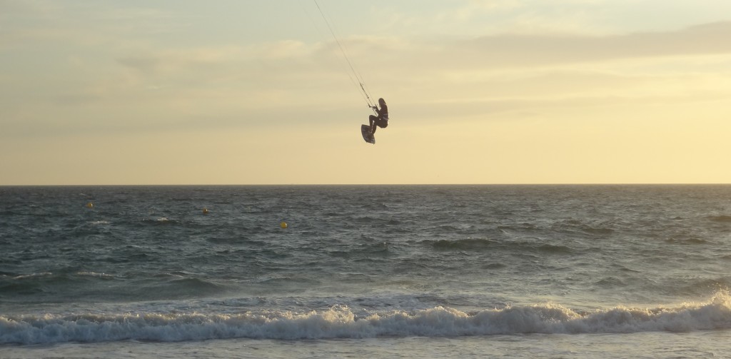 The pro boarders in Tarifa