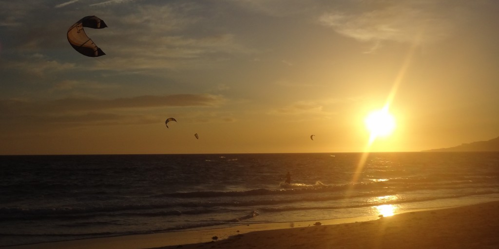 Sunset all the beaches of Tarifa