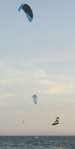 Amazing shot of kiteboarding in Tarifa