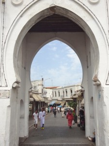 Old town market in Tangier