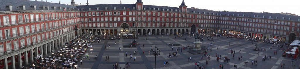 The Plaza Mayor in Madrid