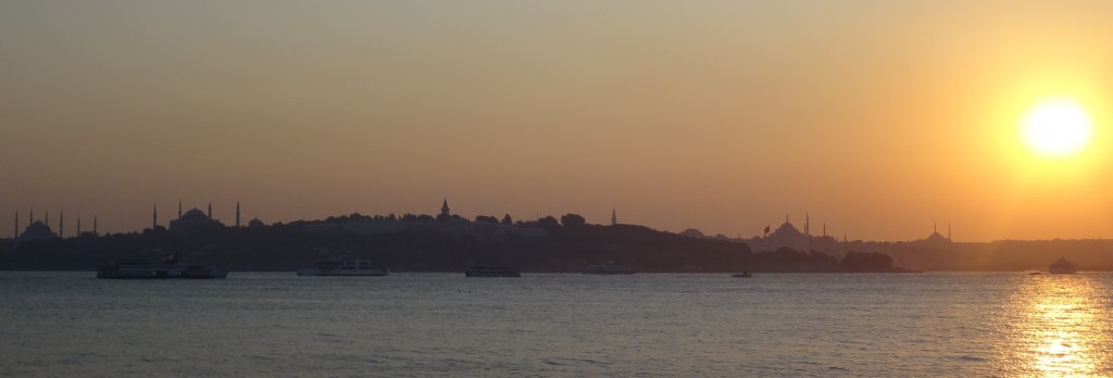 Looking over the Sultanahmet district