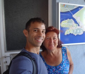 My hostel owner in Dubrovnik