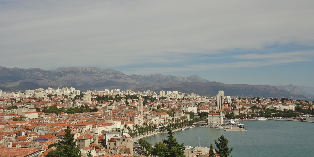 Overlooking Split, Croatia