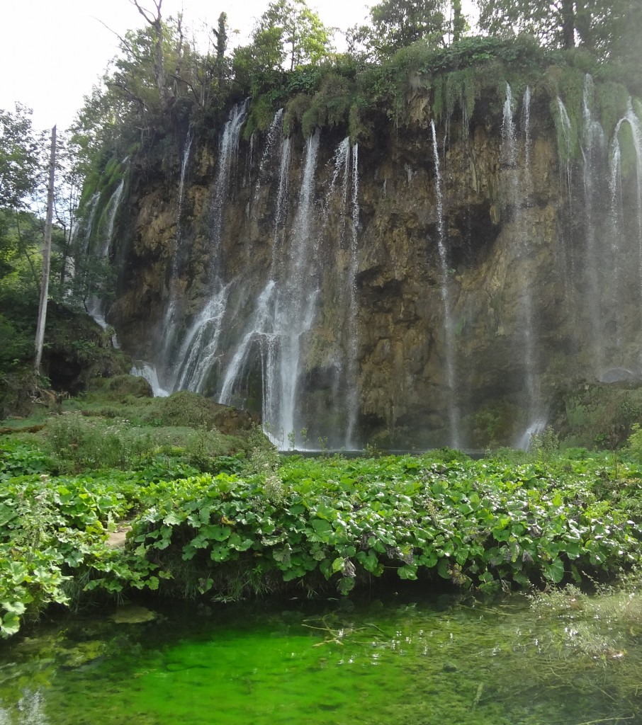 Waterfalls in the Plitvice Lakes 