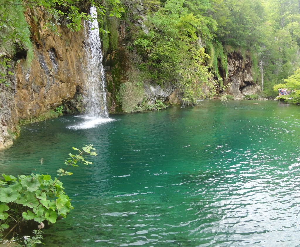 Waterfalls in the Plitvice Lakes 