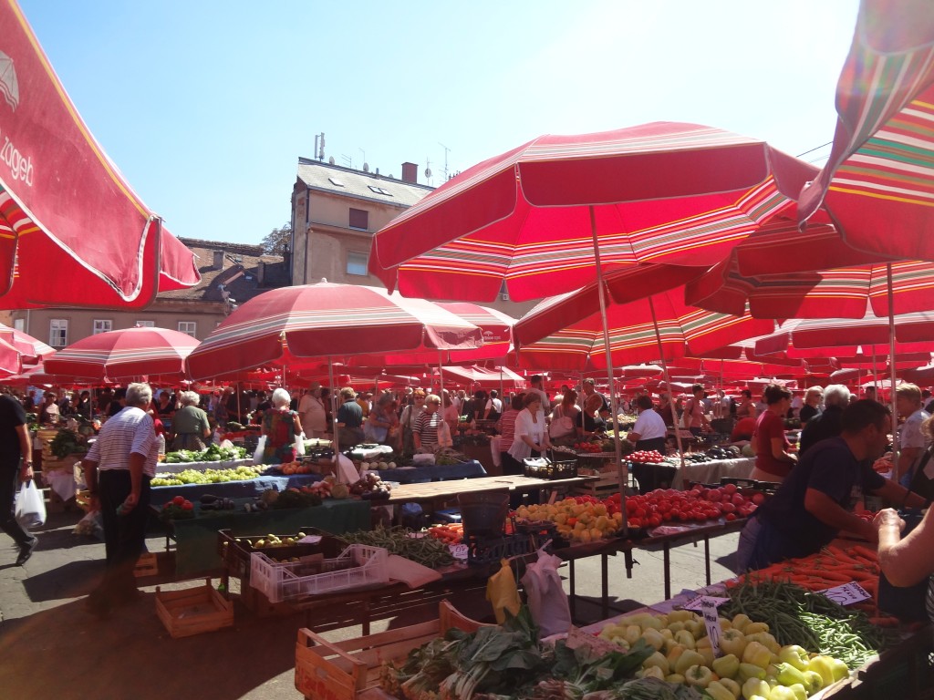 Zagreb's open air market