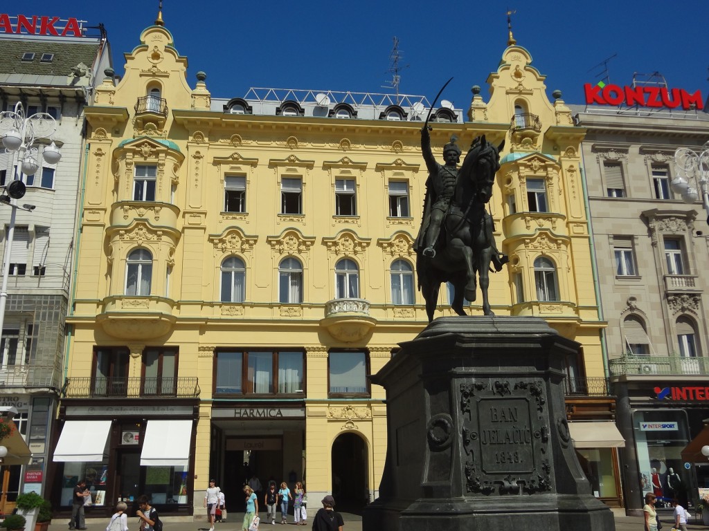 Jelacic Square in Zagreb