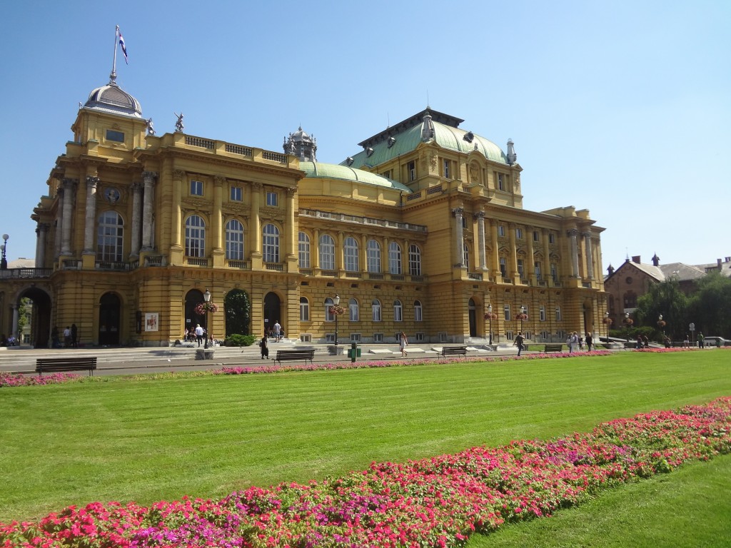 Croatian National Theater in Zagreb