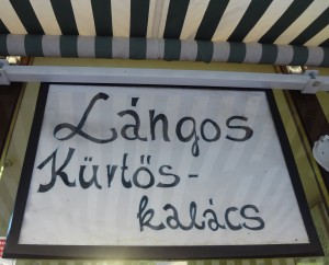 Langos food in Budapest