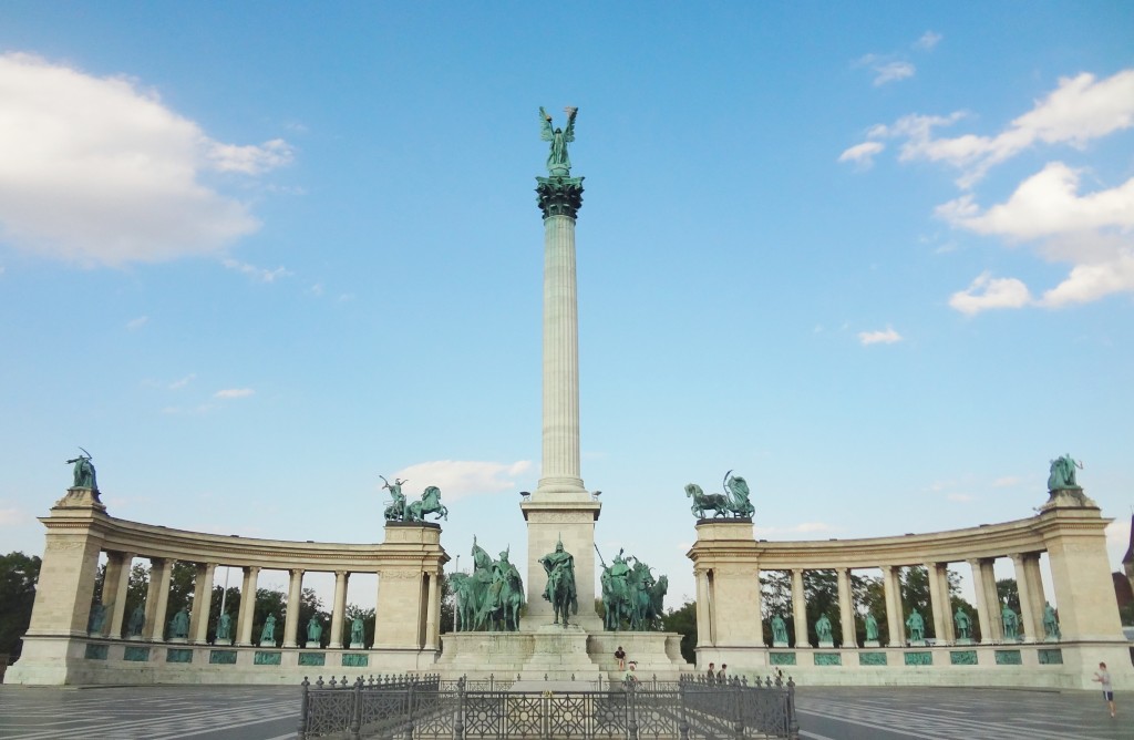 Heroe's Square in Budapest