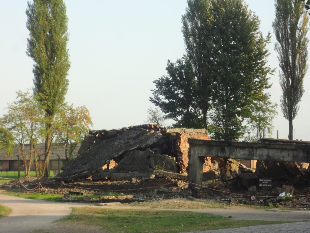 Demolished Gas Chamber at Birkenau
