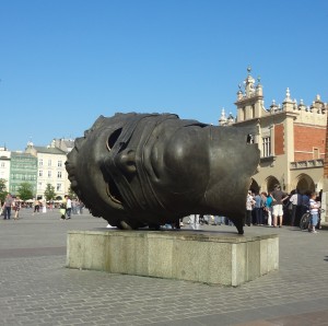 The Head in the Market Square - Krakow