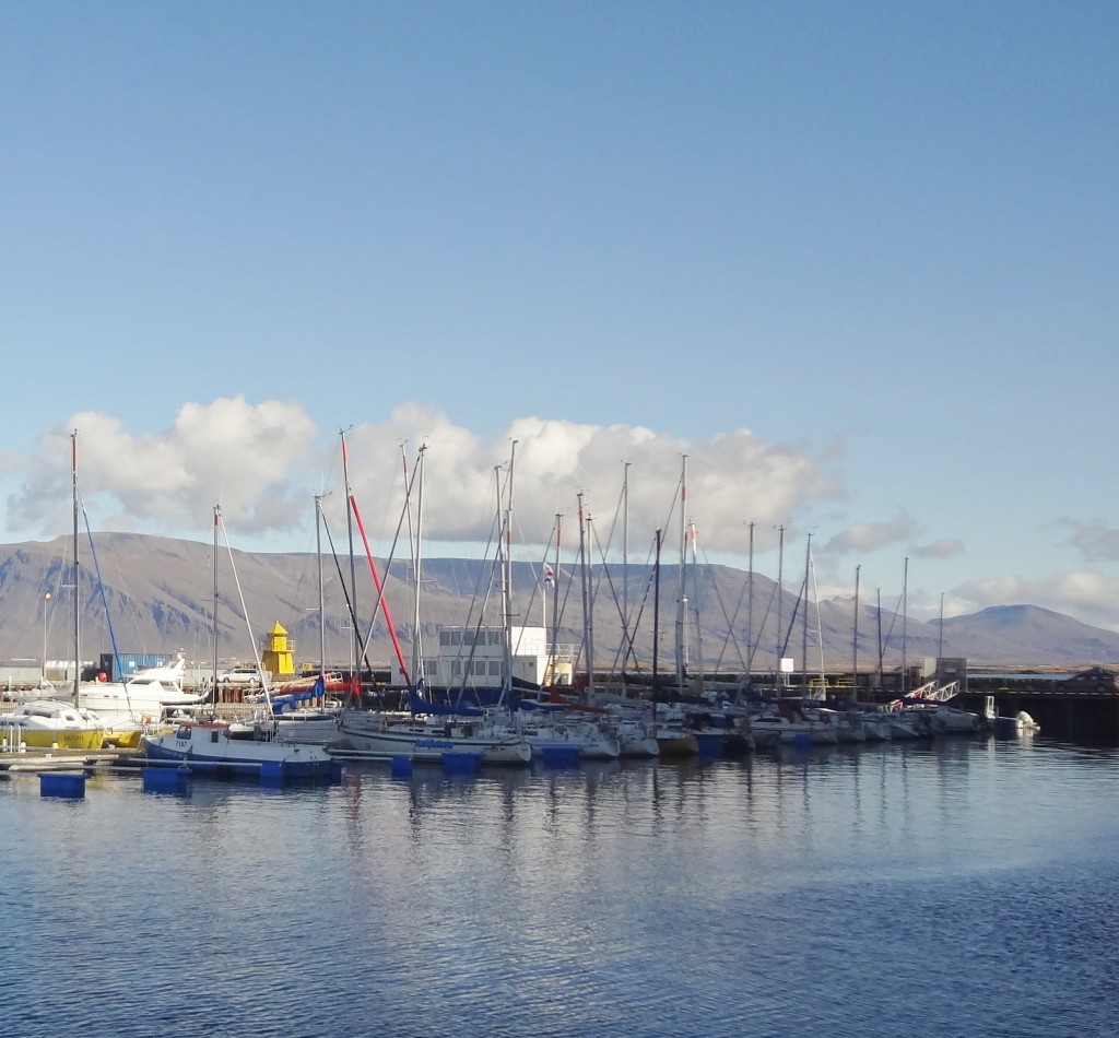 Port off the coast of Reykjavik