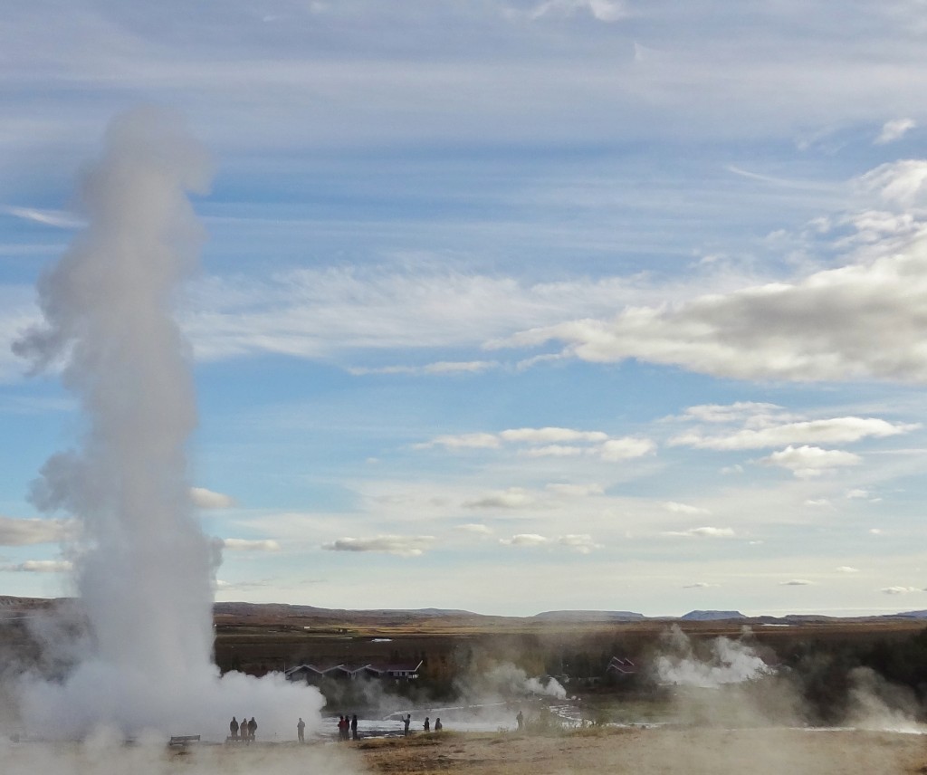 Strokkur on the golden circle tour