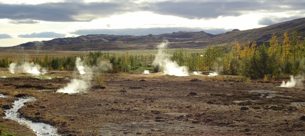 Hot springs on the golden circle tour