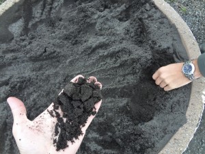 Volcanic ash from Eyjafjallajokull eruption 