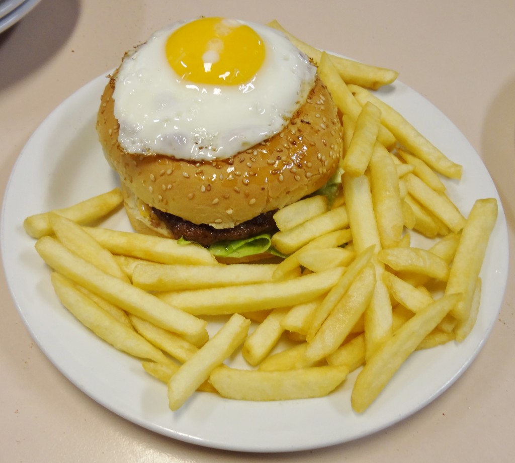 An authentic Icelandic Burger