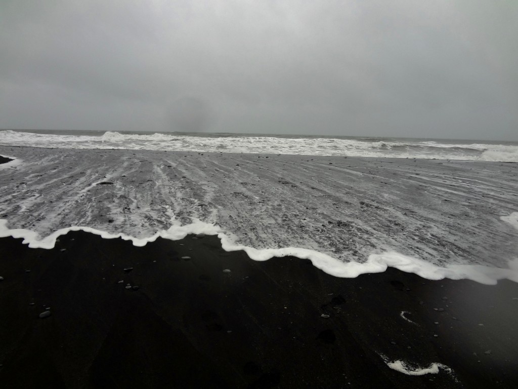 Black sand beaches in Iceland