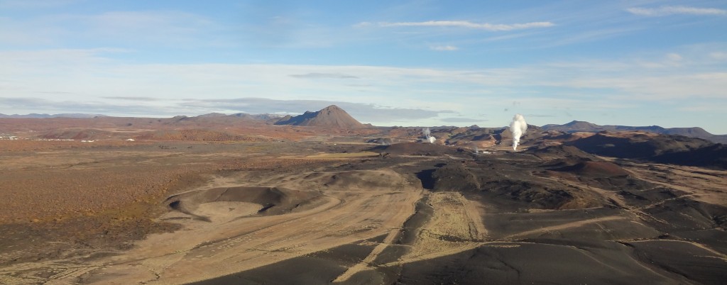 View from Hverfell crater 