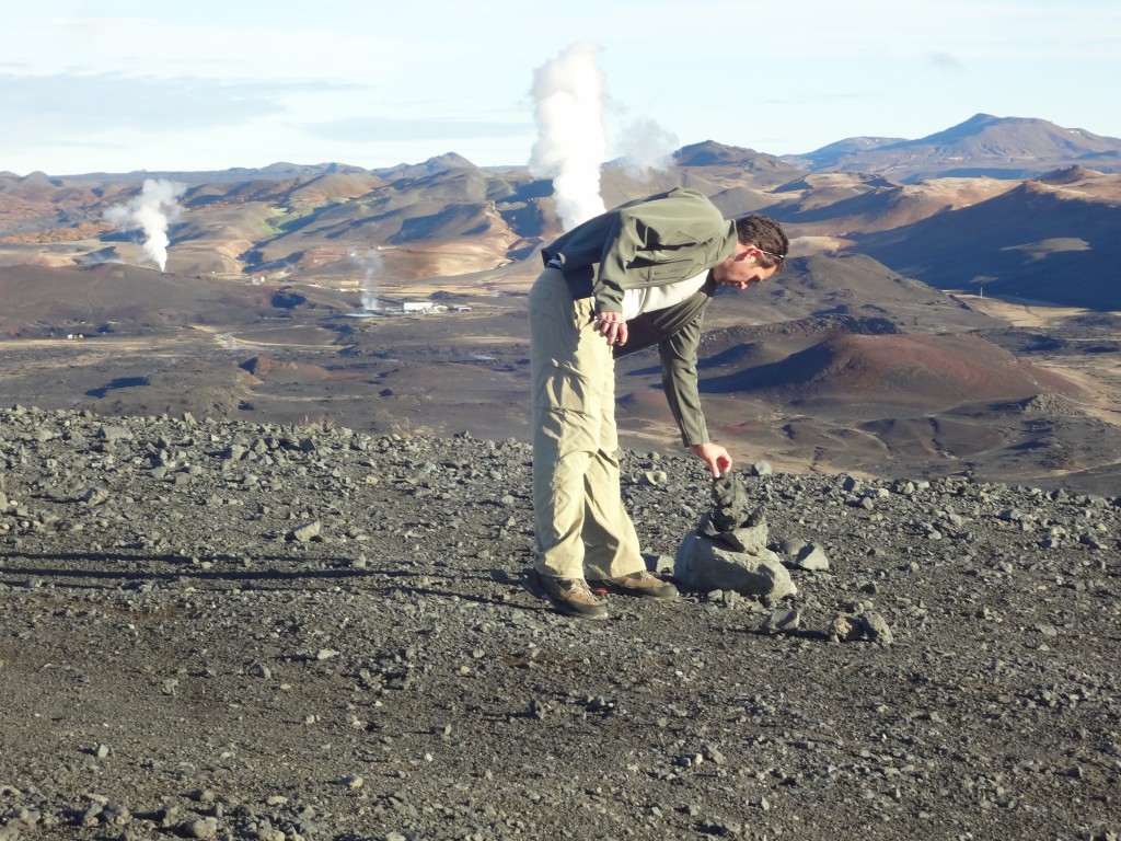 Rocks on Hverfell crater