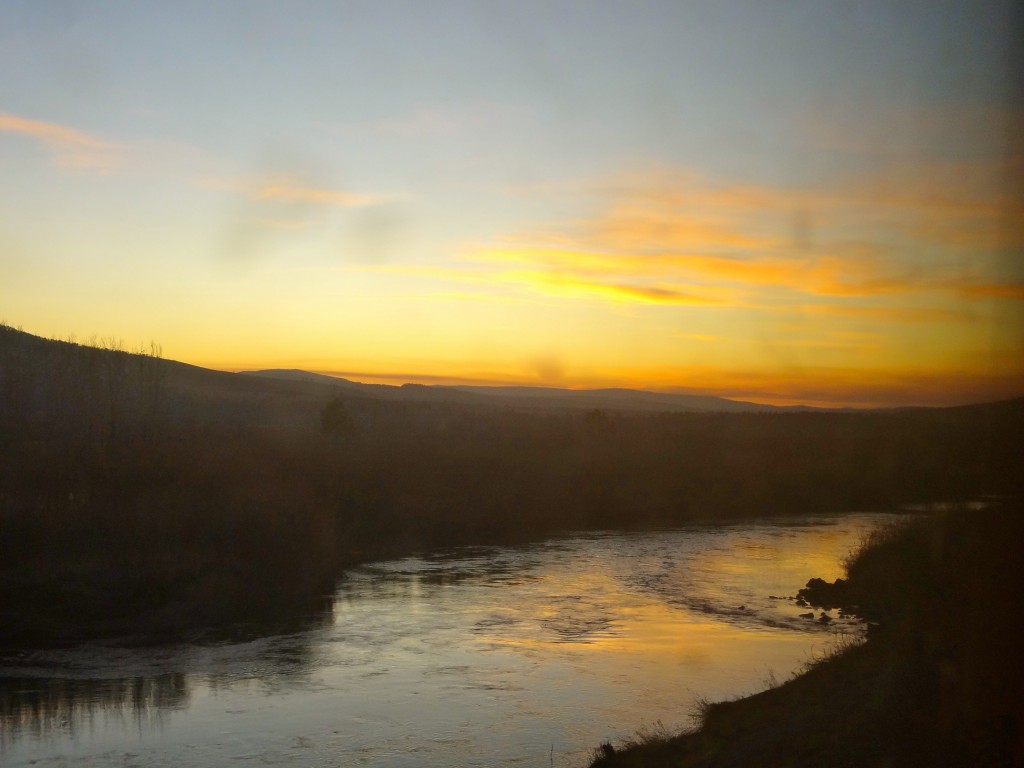 Sunset - Trans Mongolian trip