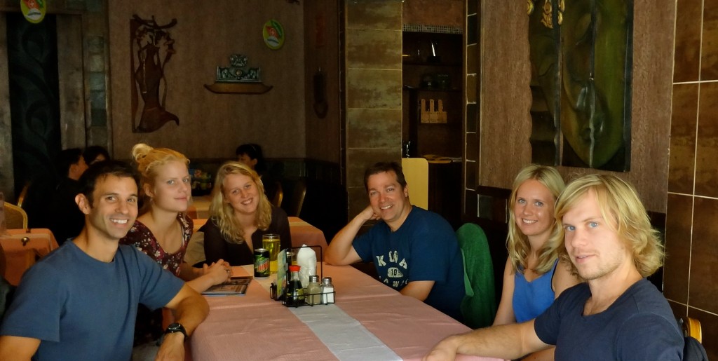 Eating in Ulan Bator, Mongolia