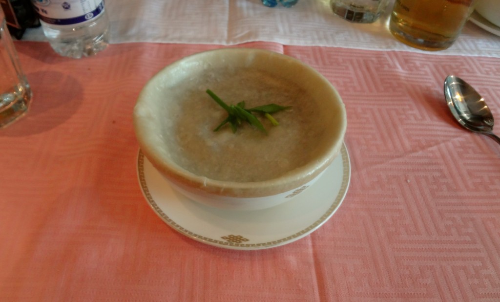 Eating in Ulan Bator, Mongolia