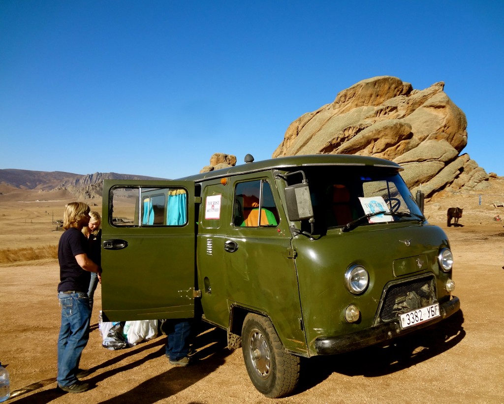 Backpacking in Mongolia at Terelj National Park