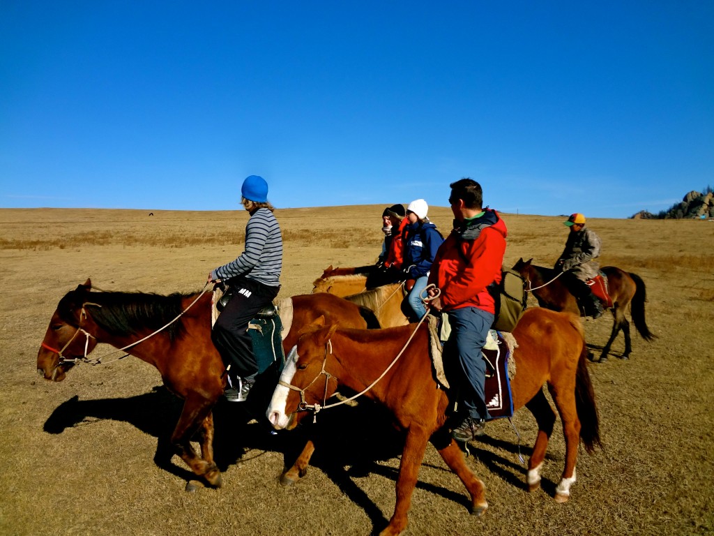 Backpacking in Mongolia at Terelj National Park