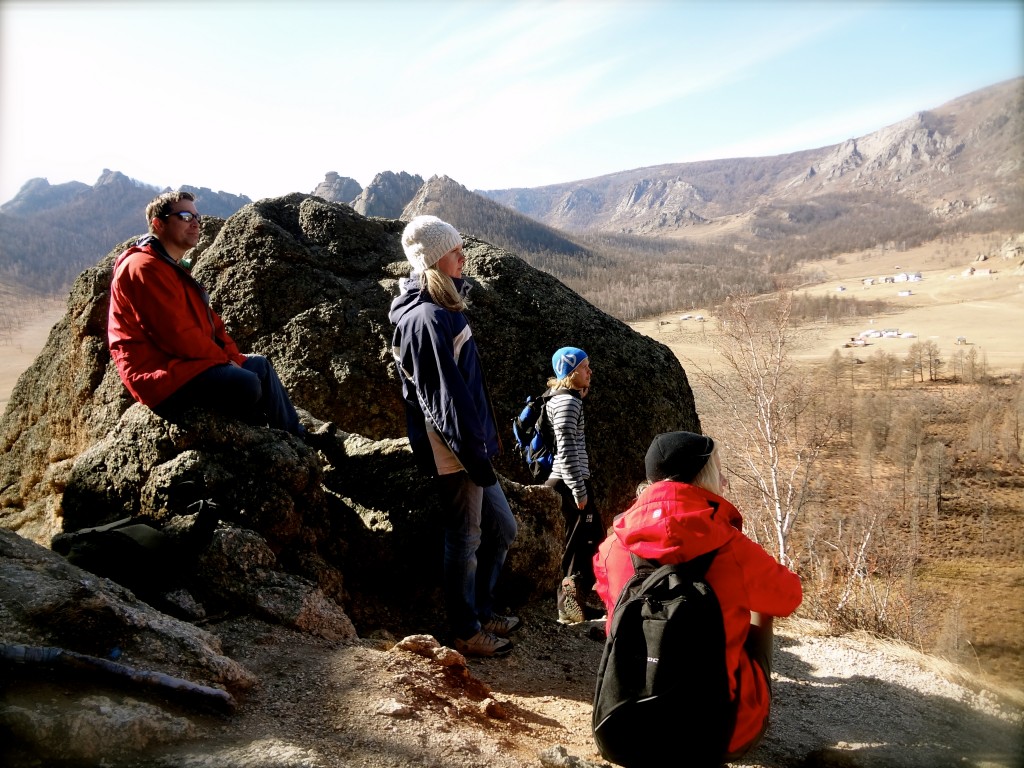 Backpacking in Mongolia at Terelj National Park