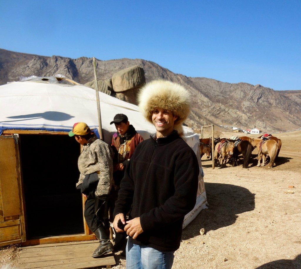 Backpacking in Mongolia at Terelj National Park