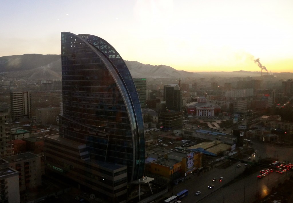 The 'Sky Bar' Sunset over Ulan Bator