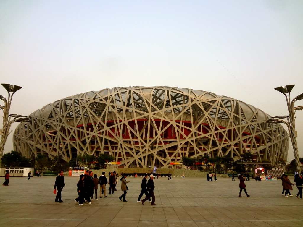The 'Bird's Nest' in the Olympic Park - Beijing