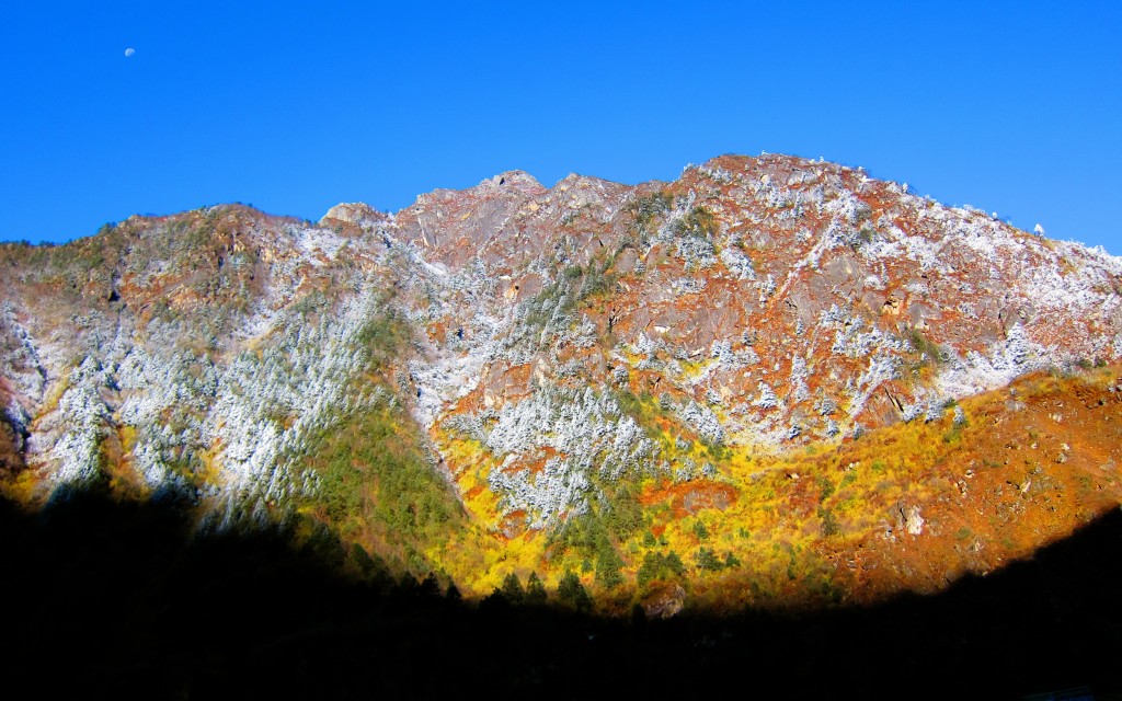 Mountain landscape in Nepal