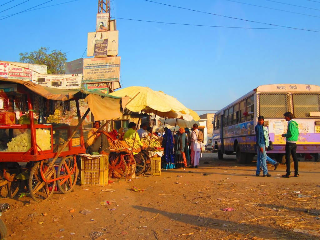 Street markets in Jaipur