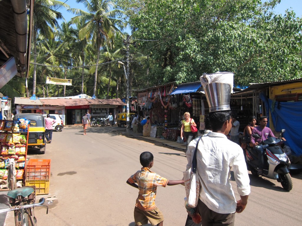 Market right off the beach