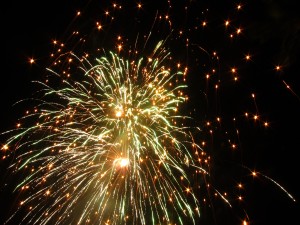 Fireworks every night in Palolem