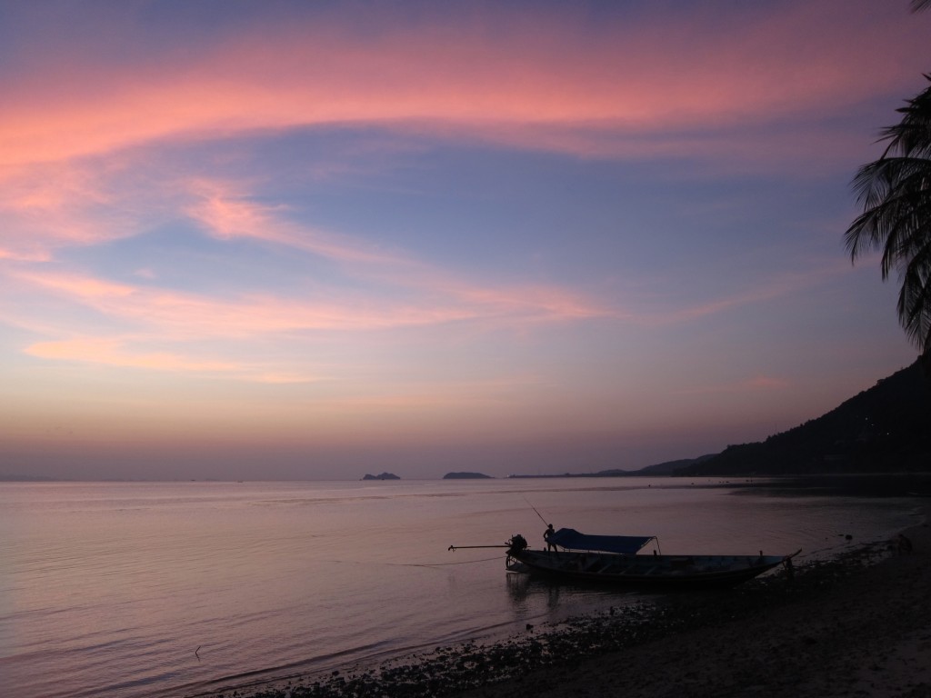 Sunset on the south end of Ko Phanghan island