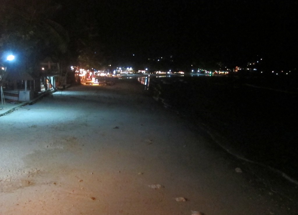 A deserted Full Moon Party in Ko Phangan