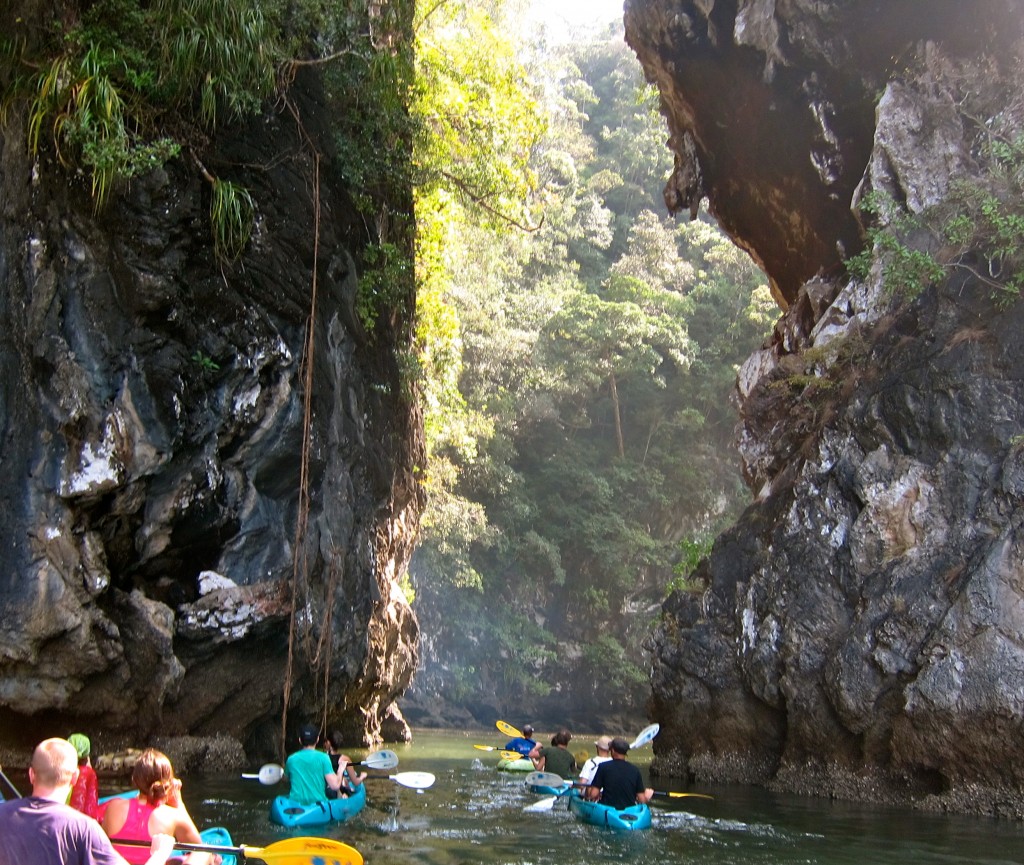 Kayaking at Ao Thalane in Krabi