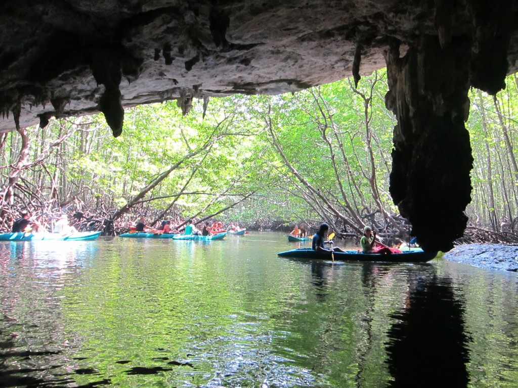 Kayaking at Ao Thalane in Krabi