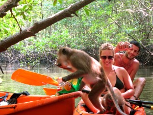 Kayaking at Ao Thalane in Krabi