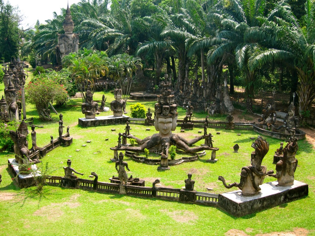 Budhha Park in Vientiane