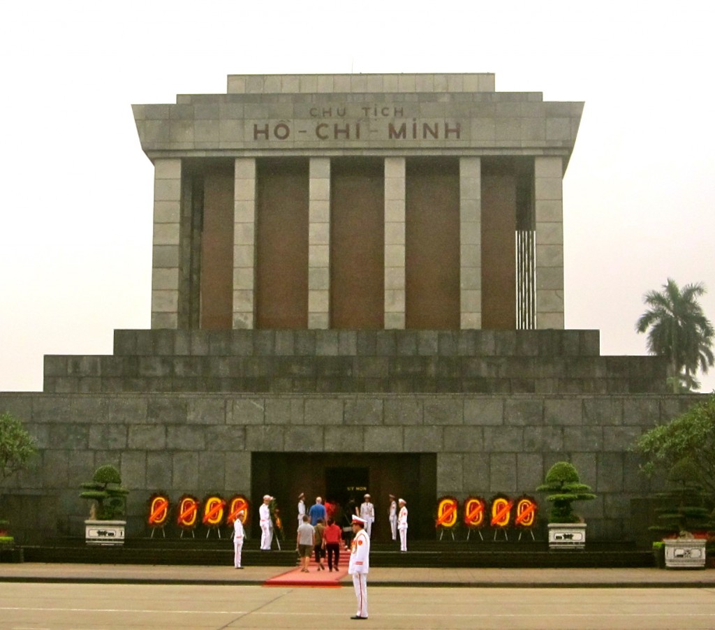 Ho Chi Minh Mausoleum - Backpacking in Hanoi, Vietnam 