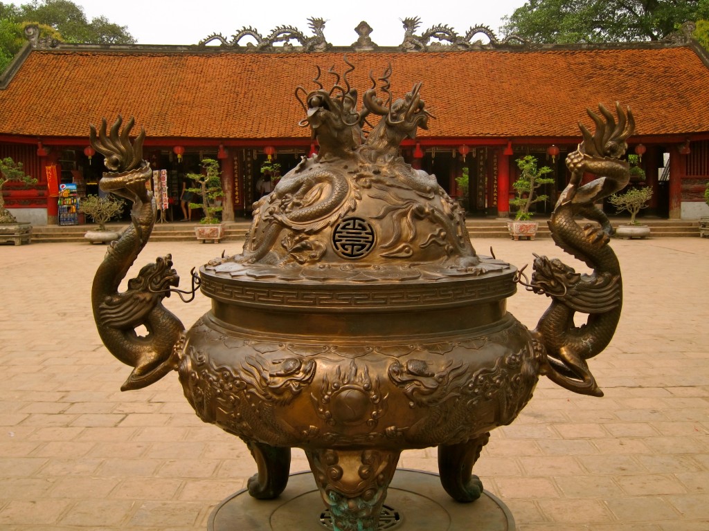 Temple of Literature - Backpacking in Hanoi, Vietnam 