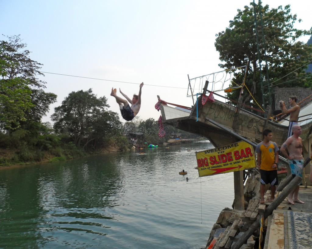 Big Slide - Tubing in Vang Vieng, Laos