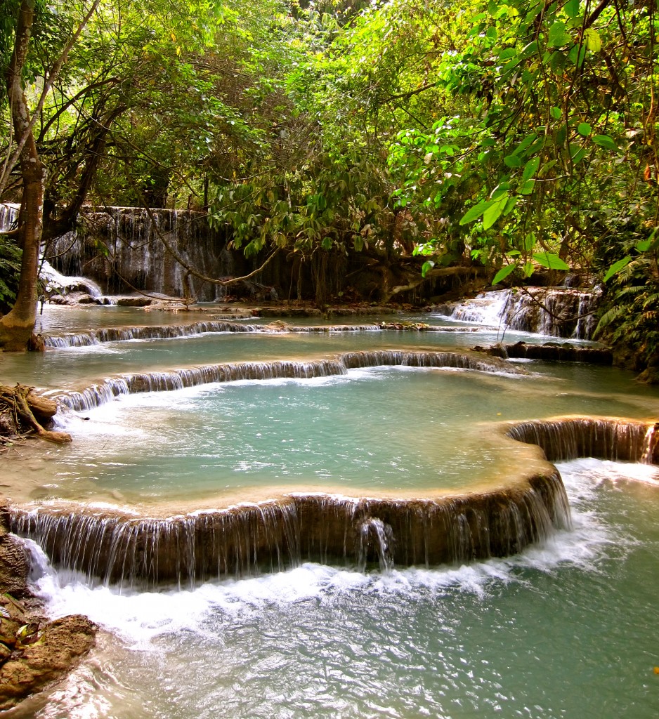 Kouang Si Waterfall in Luang Prabeng