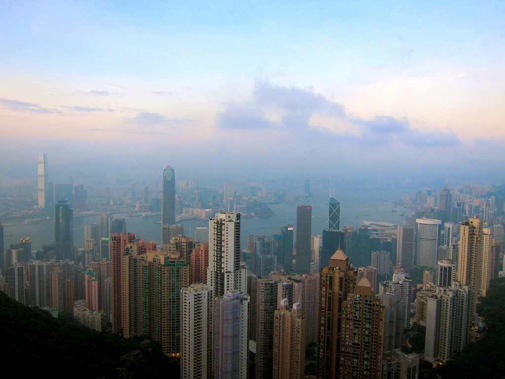 View over Hong Kong Island